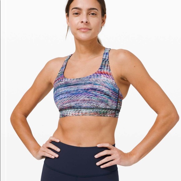 lululemon athletica Other - Like new! Lululemon Energy bra sz 4 multi color